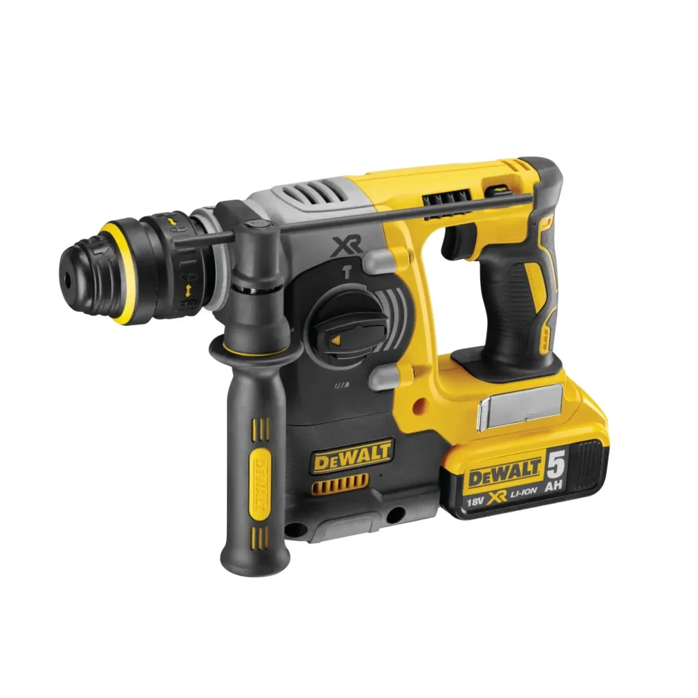 DeWalt aku kombinirani čekić DCH274P2T SDS-plus 18 V XR — 2,1 J, izmjenjiva glava, 2 × 5,0 Ah, TSTAK — slika 2 od 8