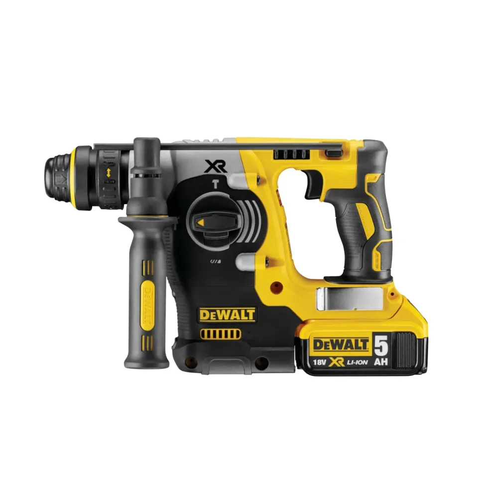 DeWalt aku kombinirani čekić DCH274P2T SDS-plus 18 V XR — 2,1 J, izmjenjiva glava, 2 × 5,0 Ah, TSTAK — slika 3 od 8