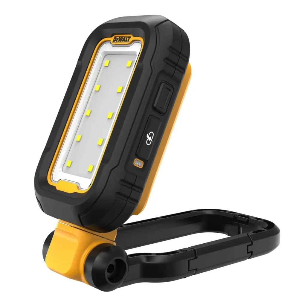 DeWalt punjiva LED svjetiljka DCL182 USB-C — 1000 lm, IP45, ugrađena baterija
