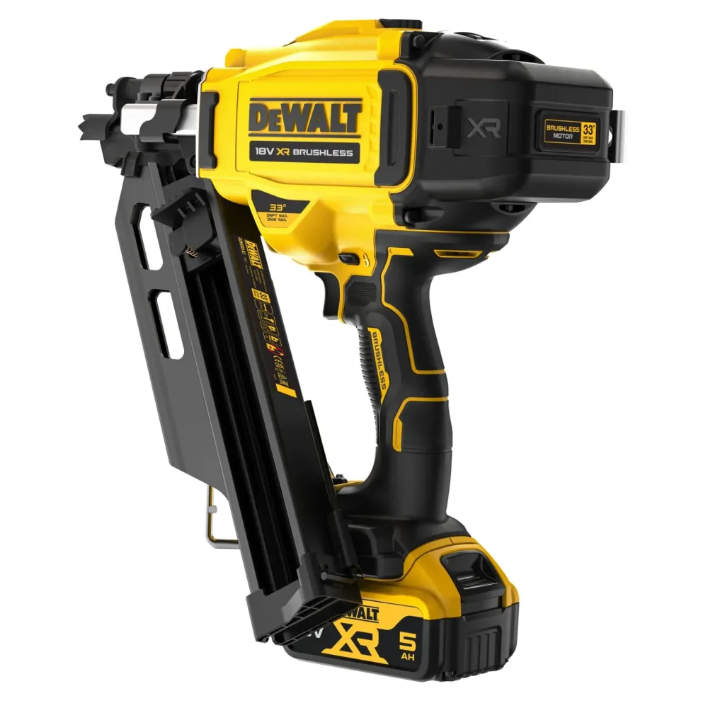DeWalt aku čavličar DCN930P2 18 V XR — do 90 mm, 33°, 2 × 5,0 Ah — slika 3 od 8