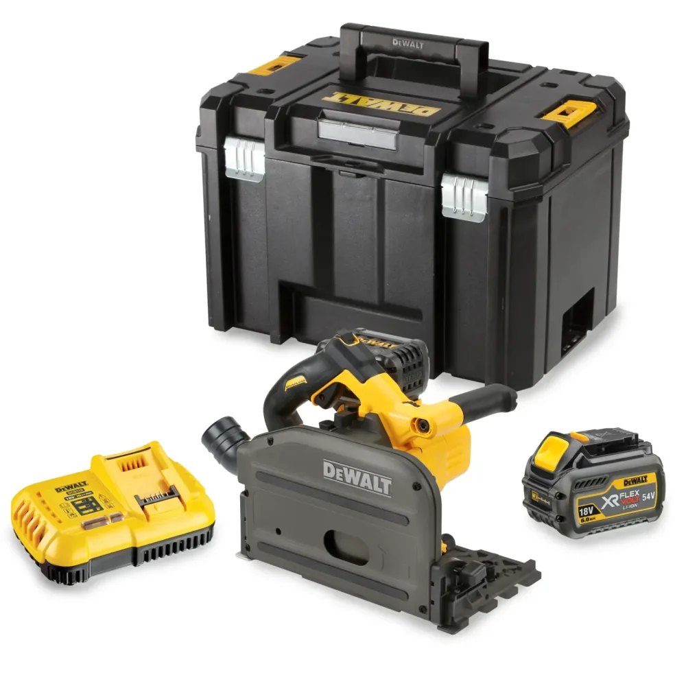 DeWalt aku uronjiva kružna pila DCS520T2 54 V FLEXVOLT — 165 mm, 2 × 6,0 Ah, TSTAK