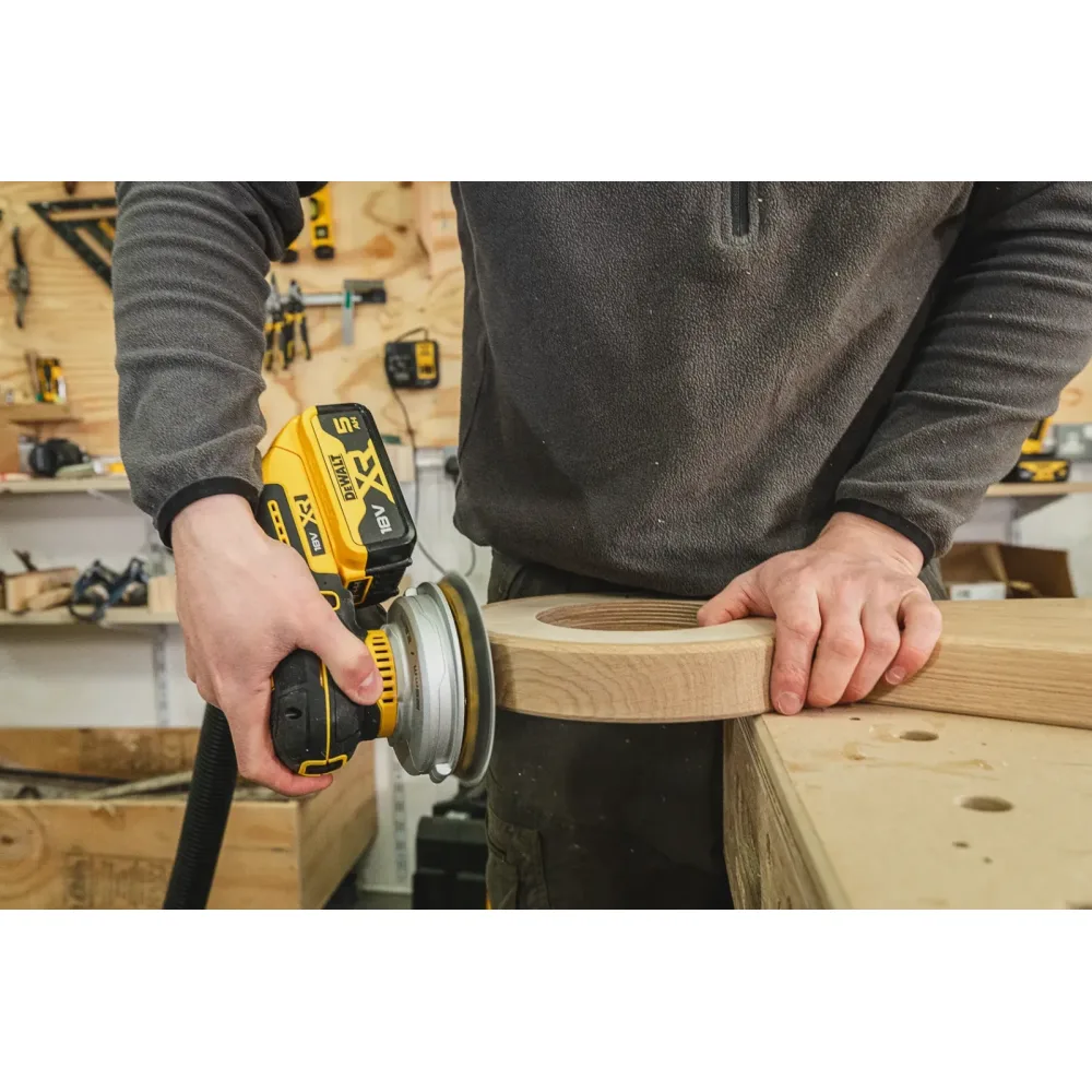 DeWalt aku ekscentrična brusilica DCW211NT 18 V XR — 125 mm, hod 5 mm, bez baterije, TSTAK — slika 6 od 8