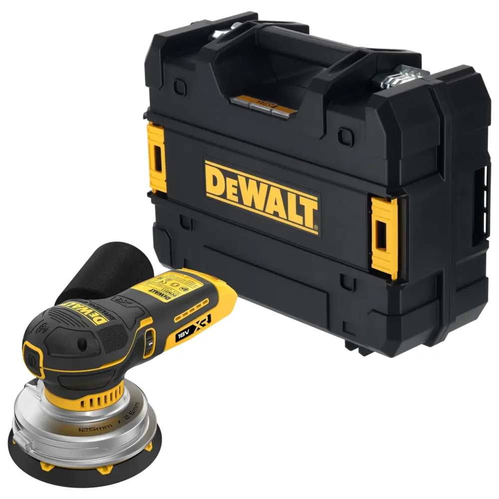 DeWalt aku ekscentrična brusilica DCW211NT 18 V XR — 125 mm, hod 5 mm, bez baterije, TSTAK