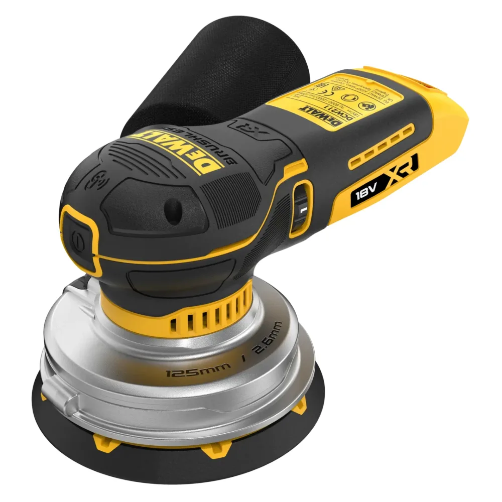 DeWalt aku ekscentrična brusilica DCW211NT 18 V XR — 125 mm, hod 5 mm, bez baterije, TSTAK — slika 3 od 8