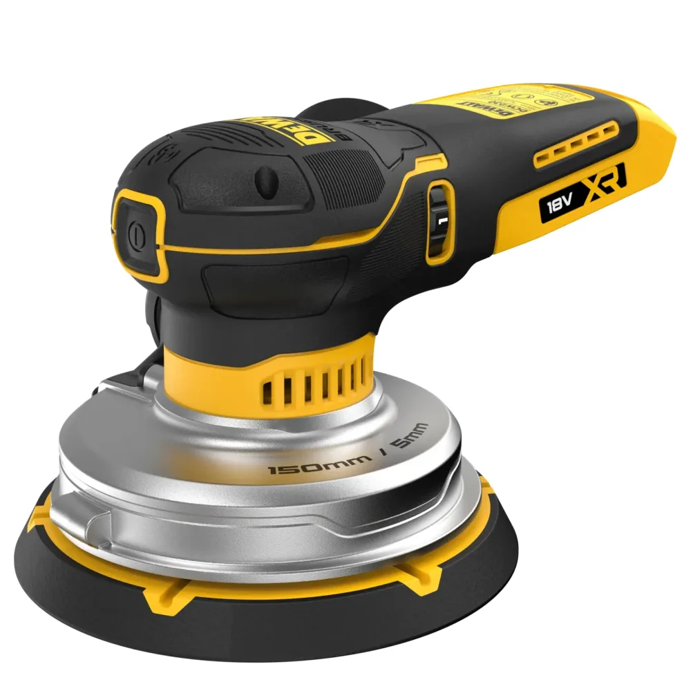 DeWalt aku ekscentrična brusilica DCW230N 18 V XR — 150 mm, hod 5 mm, bez baterije