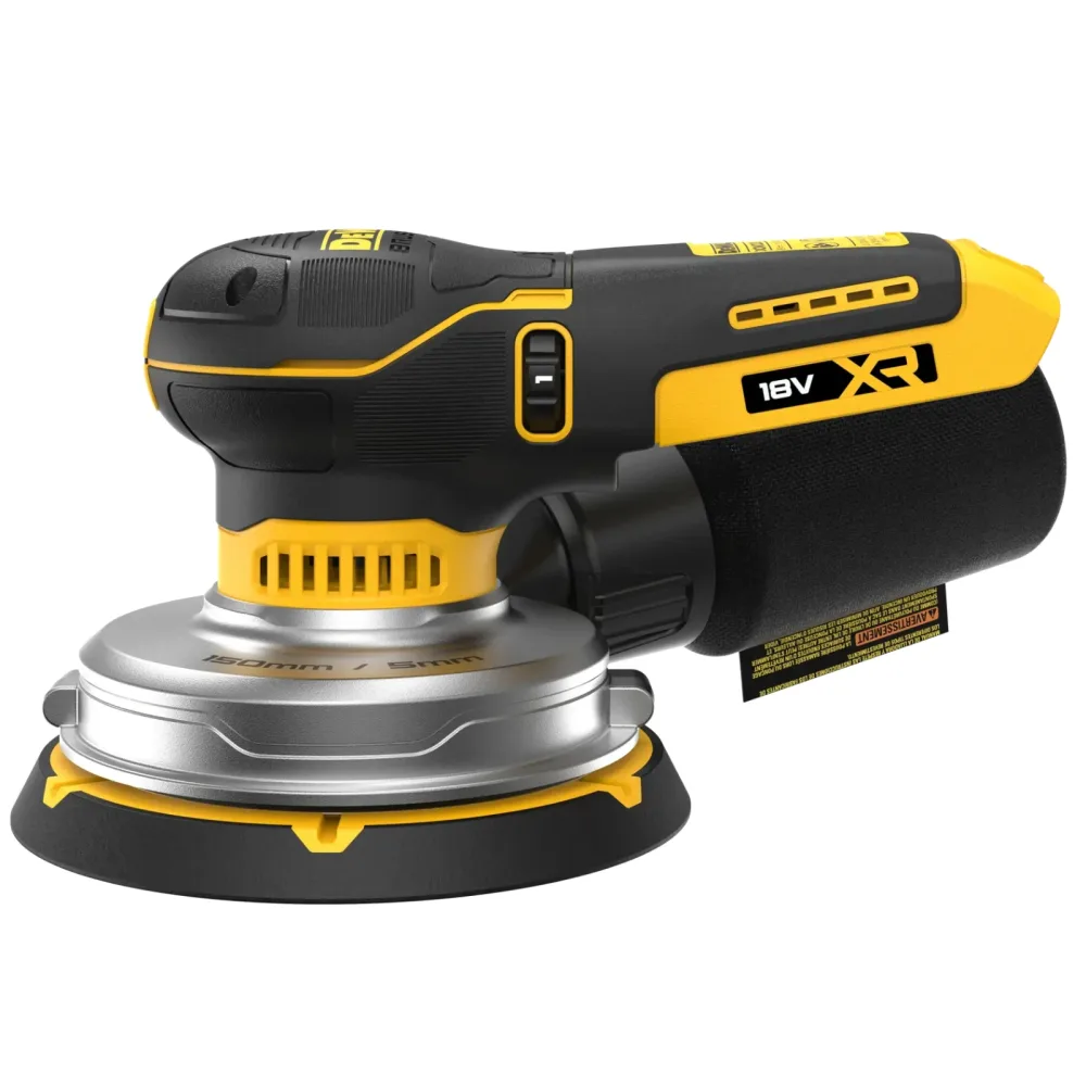 DeWalt aku ekscentrična brusilica DCW230NT 18 V XR — 150 mm, hod 5 mm, bez baterije, kovčeg — slika 2 od 8
