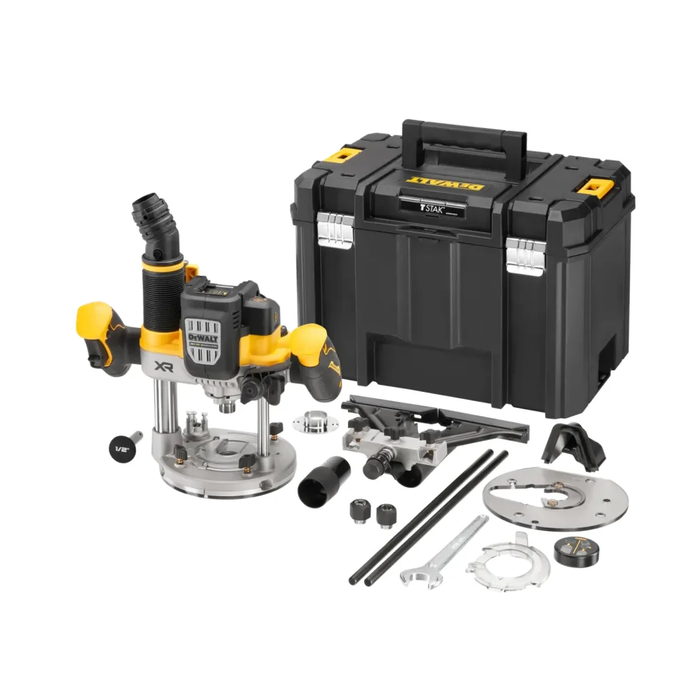 DeWalt aku uronjiva glodalica DCW620NT 18 V XR — 8 i 12 mm, bez baterije, TSTAK