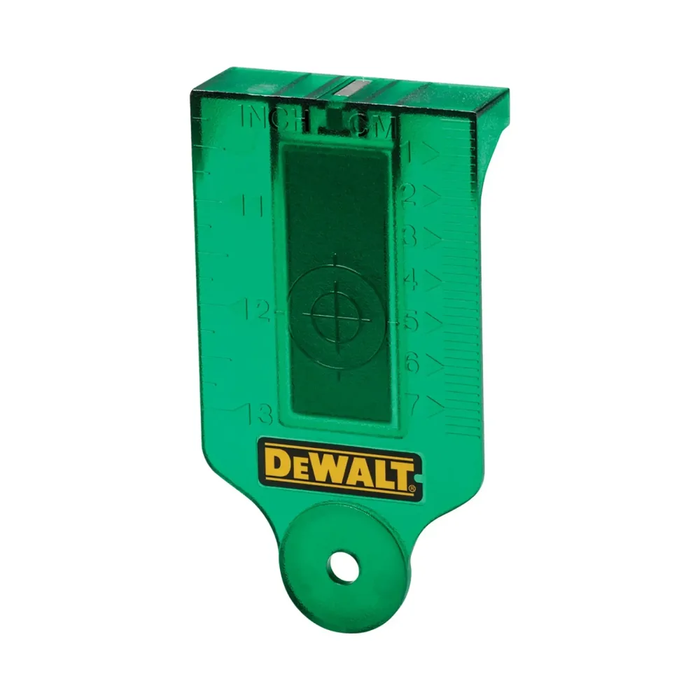 DeWalt ciljna pločica DE0730G za zelene lasere — magnetna