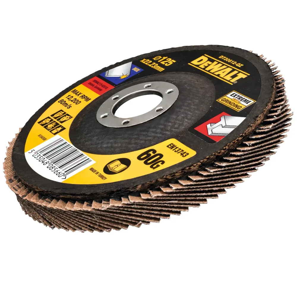 DeWalt lamelna brusna ploča DT30612 EXTREME — 125 mm, granulacija 60, ravna