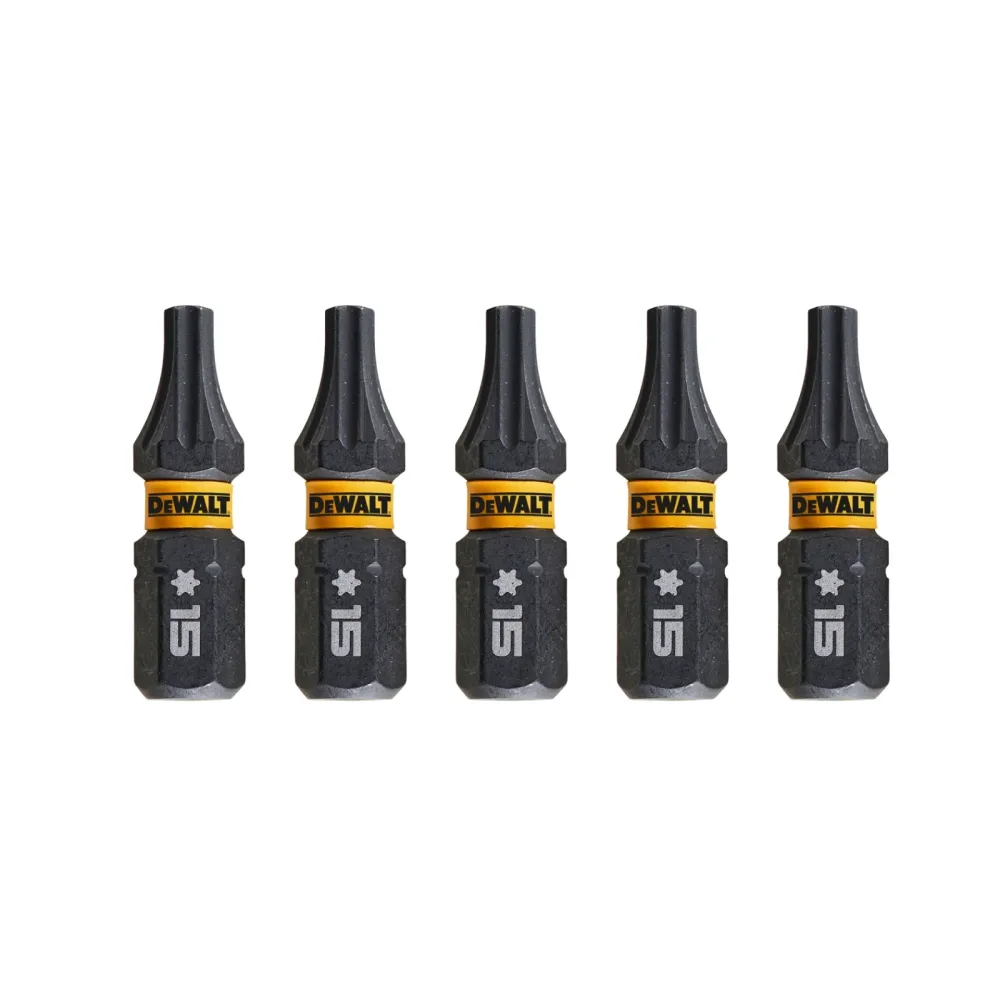 DeWalt udarni bit T15 DT7380T EXTREME FlexTorq — 25 mm, 5 kom — slika 2 od 3