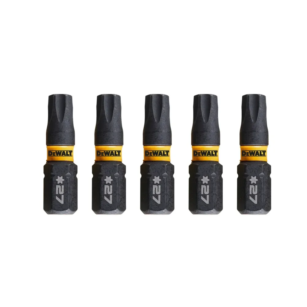 DeWalt udarni bit T27 DT7383T EXTREME FlexTorq — 25 mm, 5 kom — slika 2 od 3
