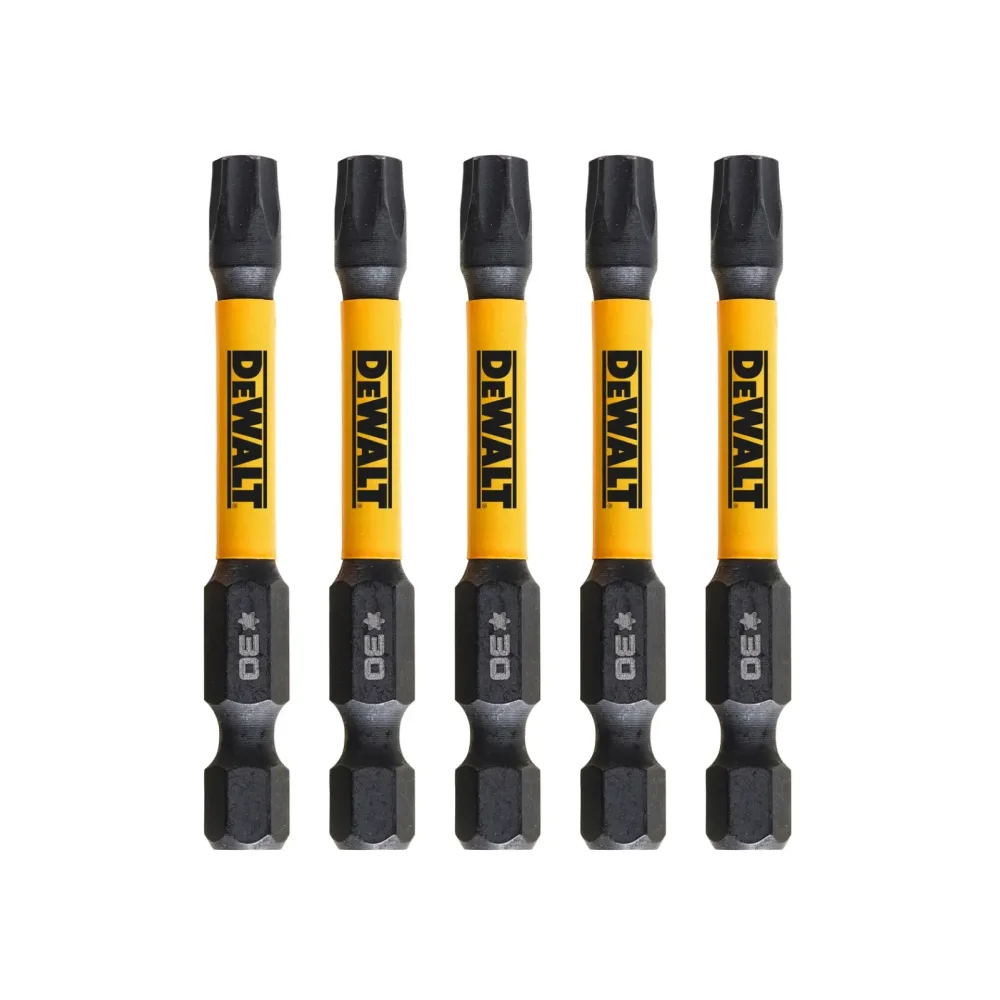DeWalt udarni bit T30 DT7398T EXTREME FlexTorq — 57 mm, 5 kom — slika 2 od 3