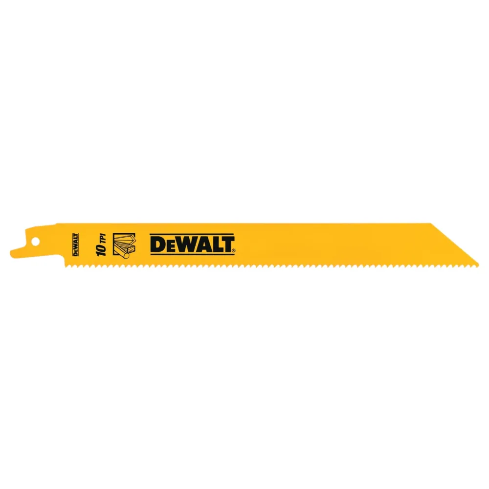 DeWalt listovi sabljaste pile DT90383 bimetalni univerzalni — 203 mm, 10 TPI, 5 kom