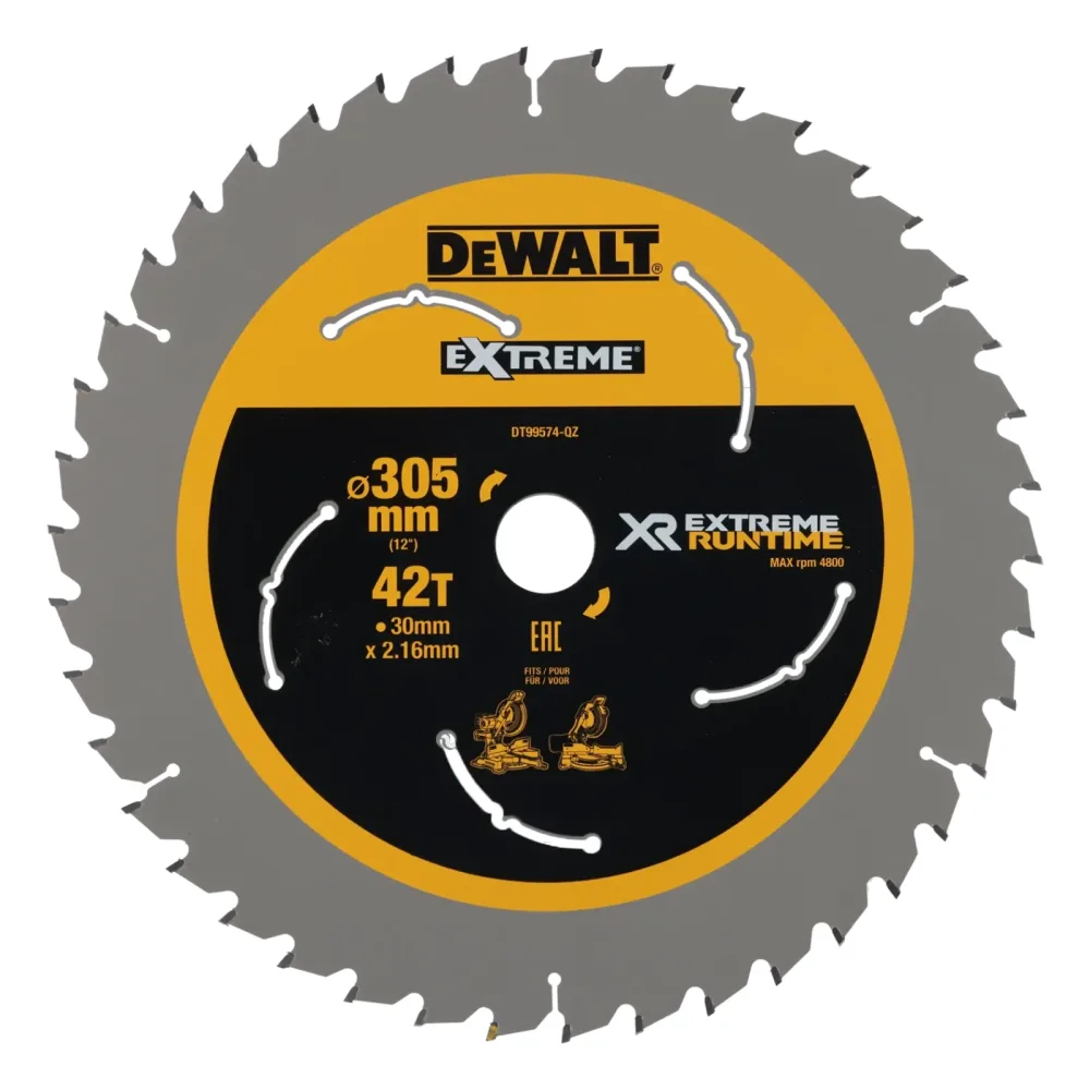 DeWalt list kružne pile DT99574 XR EXTREME Runtime — 305 × 30 mm, 42 zuba