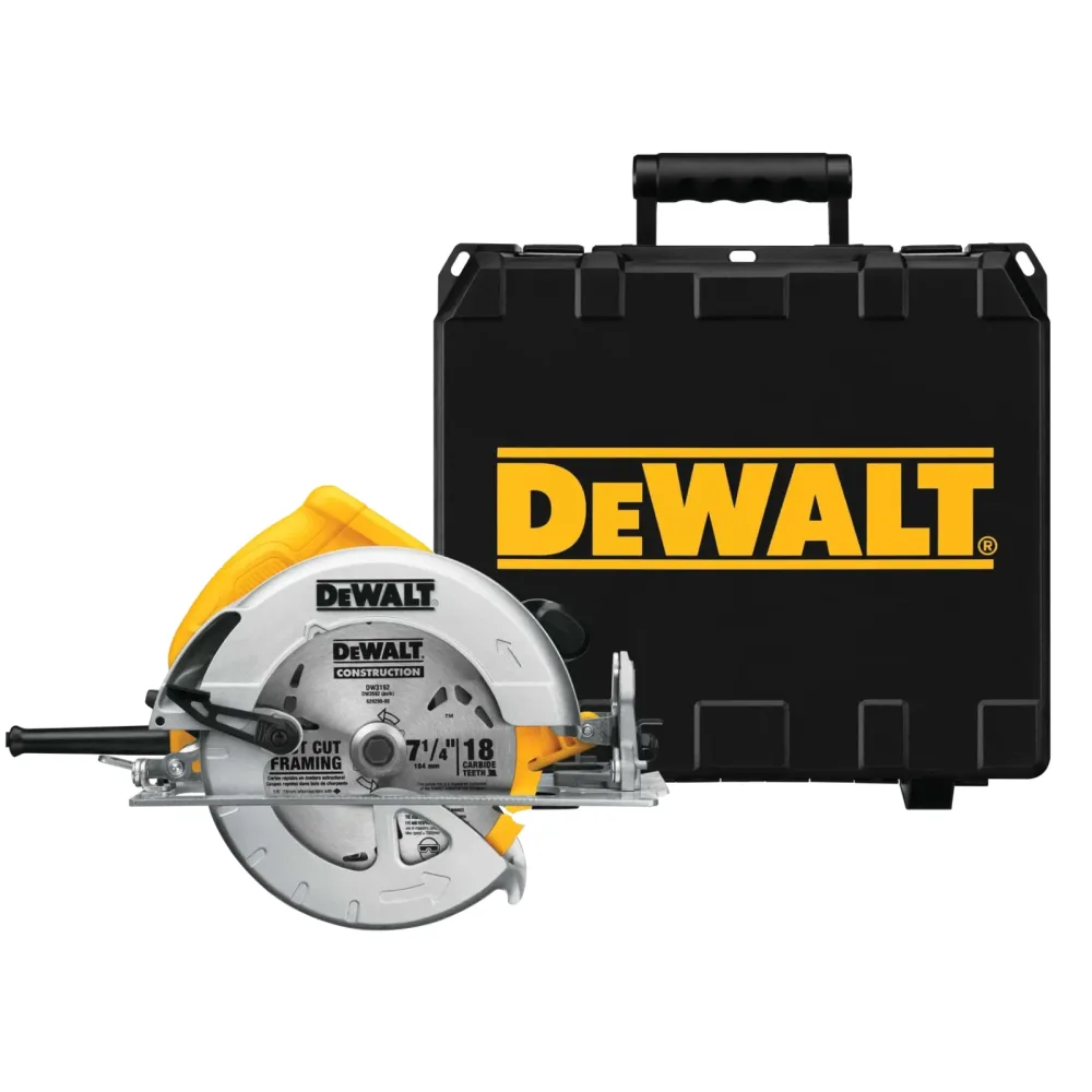 DeWalt ručna kružna pila DWE575K — 190 mm, 1600 W, dubina reza 67 mm, kovčeg