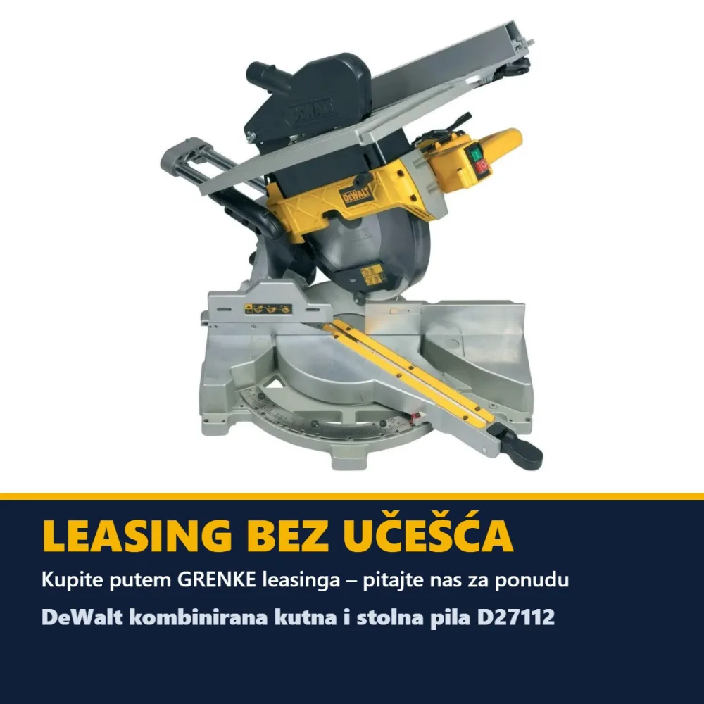 DeWalt kombinirana kutna i stolna pila D27112 — 305 mm, 1600 W — slika 6 od 7