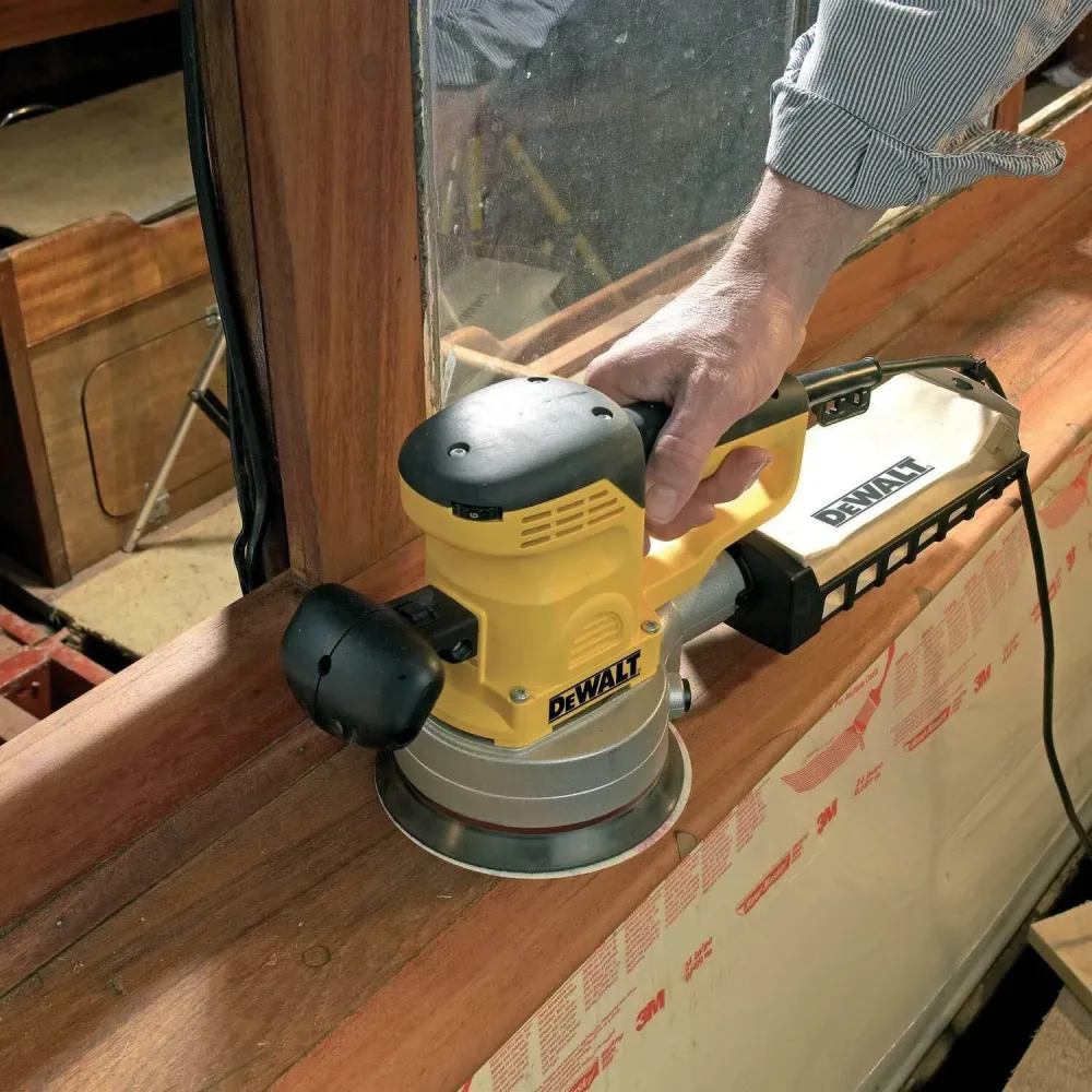 DeWalt brusni papir s čičkom DT3121 — 150 mm, granulacija 40, 6 rupa, 10 kom — slika 3 od 7