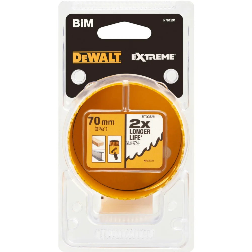 DeWalt bimetalna kruna DT90328 EXTREME — 70 mm