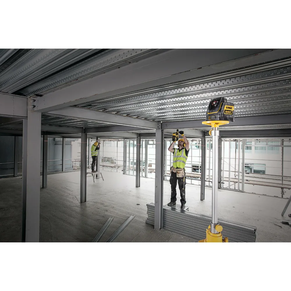 DeWalt linijski laser 360° DW0811 s okomitom linijom — crveni, do 30 m — slika 5 od 8