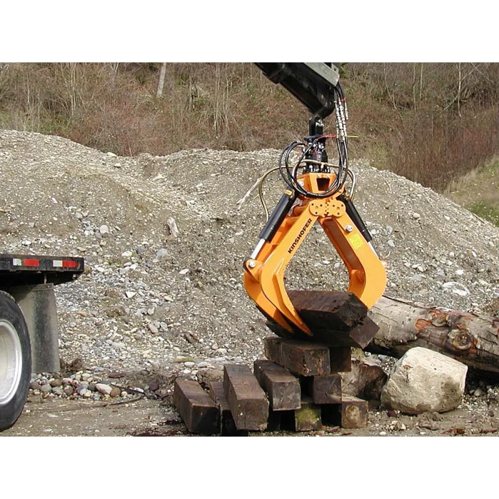 KINSHOFER univerzalna grabilica za tračnice i pragove KM 632R s okomitim cilindrima — slika 4 od 5
